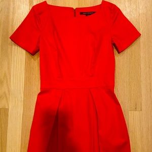 French Connection size 2 red dress